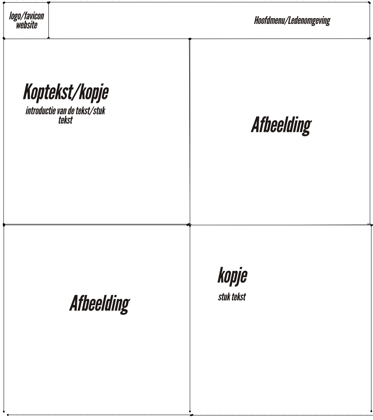 Wireframe jarigodschalk.com